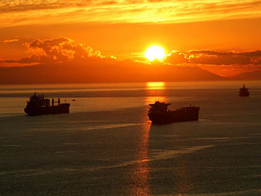 Sunset on English Bay